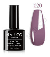 NailCo NC020 Mor Parlak Kalıcı Oje