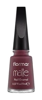 Flormar Matte Nail Enamel M55 Mor Mat Oje