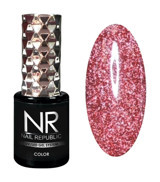 Nail Republic 01 Pembe Işıltılı Kalıcı Simli Oje