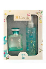 Cecile Iris İkili Kadın Parfüm Seti EDT 100 ml + Cecile Iris B. Mist For Women 150 ml