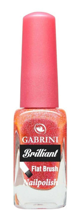 Gabrini Flat Brush B10 Pembe Işıltılı Simli Oje