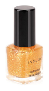 Inglot Nail Enamel 247 Turuncu Işıltılı Simli Oje