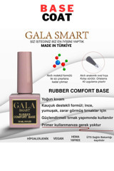 Gala Smart Rubber Comfort Base Pembe Parlak Kalıcı Oje