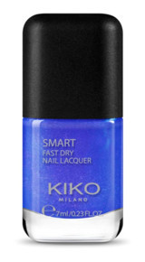 Kiko Milano Smart Fast Dry Iridescent Violet Blue 28 Mavi Parlak Oje