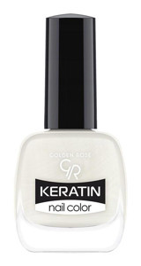 Golden Rose Keratin Nail Color 1 Beyaz Parlak Oje