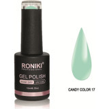 Roniki Candy Color 17 Mavi Parlak Kalıcı Oje