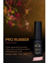 Cr-Oje Pro Rubber Base Pembe Parlak Kalıcı Oje