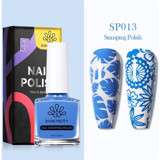 Born Pretty Nail Stamping SP013 Mavi Parlak Kalıcı Oje