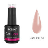 Roniki Natural 20 Pembe Parlak Kalıcı Oje