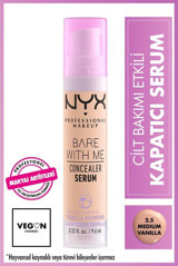 Nyx Bare With Me 2.5 Vanilla Nemlendiricili Göz Altı ve Yüz Likit Serum Kapatıcı