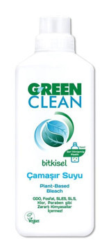 Green Clean Bitkisel Kokulu Banyo-Mutfak İçin Sıvı Çamaşır Suyu 1 lt