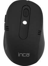 Inca IWM-T373S  Makrolu Kablosuz Siyah Optik Mouse