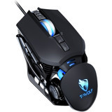 Huahai T-Wolf G530 RGB Makrolu Kablolu Siyah Optik Gaming Mouse