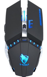 Huahai Q15 RGB Sessiz Makrolu Kablosuz Siyah Optik Gaming Mouse