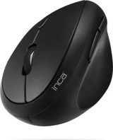 Inca IVM-325 Ergonomik Dikey Makrolu Kablosuz Siyah Optik Mouse