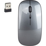 Hxsj M80 Sessiz Kablosuz Gri Optik Mouse