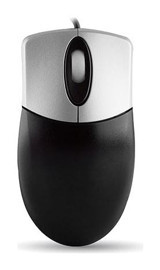 Everest SM 330 Serial Kablolu Gümüş - Siyah Optik Mouse