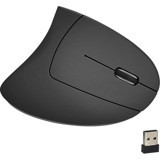 Hxsj Ergonomik Dikey Makrolu Kablosuz Siyah Optik Mouse