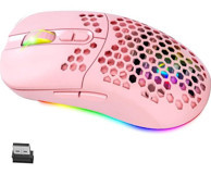 Huahai RGB Makrolu Kablosuz Pembe Optik Gaming Mouse