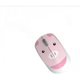 Jingyi Domuz Görünümlü Kablosuz Pembe Optik Mouse