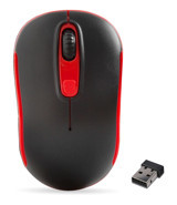 Everest SM-804 Kablosuz Siyah-Kırmızı Optik Mouse