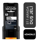 L'Oreal Paris Men Expert Total Clean Kömür Duş Jeli 300 ml