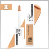 Maybelline Super Stay 30 Honey Nemlendiricili Göz Altı ve Yüz Likit Fırça Kapatıcı