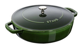 Staub La Cocotte Döküm 24 cm Basık Tencere Yeşil