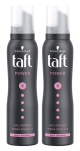 Schwarzkopf Taft Power Normal Saçlar İçin Şekillendirici Hacim Veren Saç Köpüğü 2x150 ml