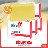 Super Sulphur Kükürtlü Katı Sabun 4x100 gr