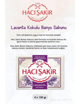 Hacı Şakir Lavanta Katı Sabun 4x150 gr