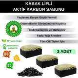 Organicsun Yaşlanma Karşıtı Aktif Karbon Katı Sabun 3x140 gr