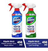 Domestos Beyaz Sabun-Çam Ferahlığı Banyo-Mutfak İçin Sprey Çamaşır Suyu 2x450 ml