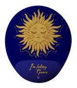 Flipped Blue Sun Bilek Destekli 25x20 cm S Mousepad Mavi