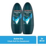 Rexona Active Dry Pudralı Ter Önleyici Roll-On Erkek Deodorant 2x50 ml