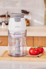 Emsan Bella Gusto 550 W 750 ml Plastik Hazneli Öğütücülü 4 Bıçaklı Doğrayıcı Beyaz