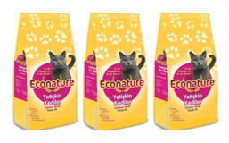 Econature Tavuklu Tahıllı Yetişkin Kedi Maması 3x1 kg