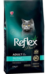 Reflex Sterilised Tavuklu Kısırlaştırılmış Tahıllı Yetişkin Kedi Maması 1.5 kg