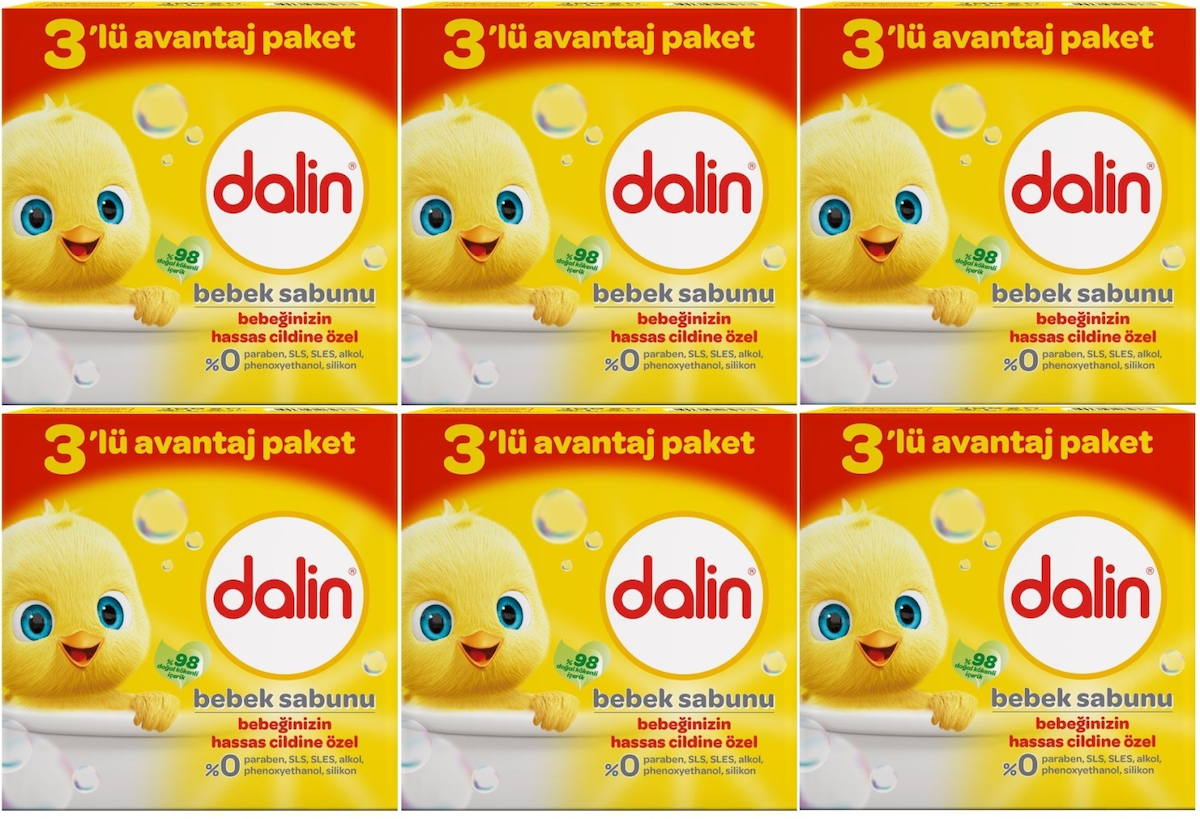 Dalin Katı Bebek Sabunu 18x100 gr