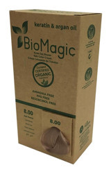 BioMagic Keratin & Argan Yağı 8.00 Açık Kumral Organik Amonyaksız Krem Saç Boyası 60 Ml