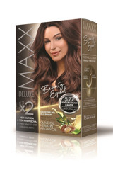 Maxx Deluxe Beuty Expert 5.77 Yoğun Sıcak Kahve Krem Saç Boyası 60 Ml