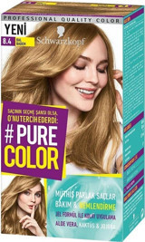 Schwarzkopf Pure Color 8.4 Badem Jel Saç Boyası 60 ml