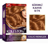 Wella Koleston Supreme 8.74 Gizemli Kahve Krem Saç Boyası 50 Ml