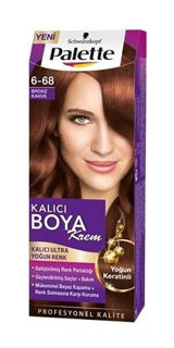 Schwarzkopf Palette Göz Alıcı Renkler 6.68 Bronz Kahve Krem Saç Boyası 50 ml