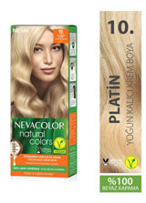 Nevacolor Natural Colors 10. Platin Krem Saç Boyası 50 Ml