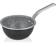 Altınbaşak Mini Çelik Saplı Alüminyum 12 cm Wok Tava Gri