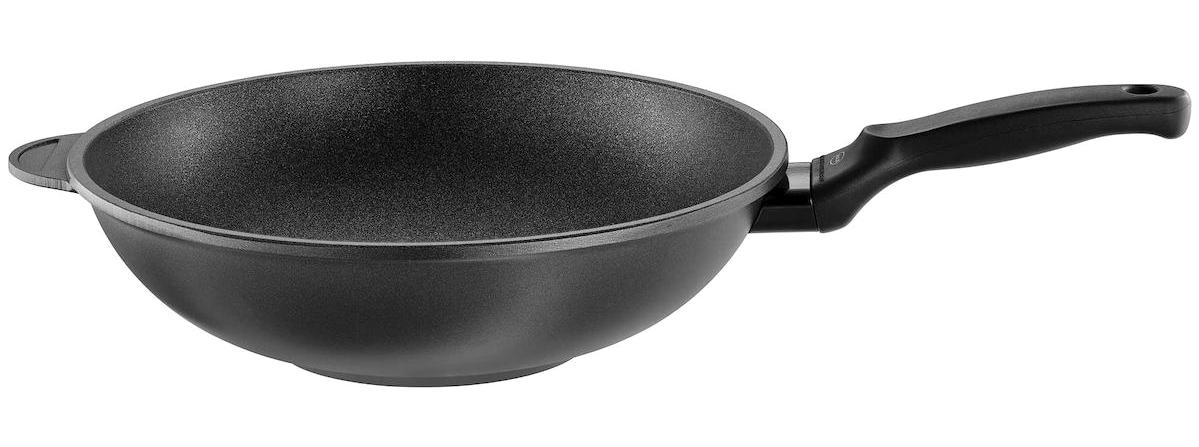 Rösle Cadini Profi Resist 91757 Plastik Saplı Döküm 32 cm Wok Tava Siyah