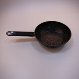 Carl Schmidt Sohn Marburg Plastik Saplı Alüminyum 24 cm Wok Tava Siyah