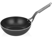 Altınbaşak Lazzetti A 110WK 30 Çelik Saplı Alüminyum 30 cm Wok Tava Siyah