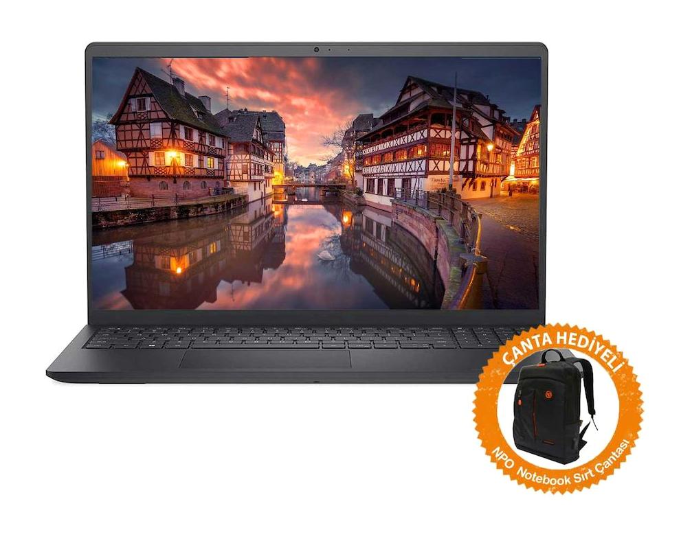 Dell Inspiron 3520 I35201013U01 Dahili Iris Xe Graphics Eligible Intel Core i7 1255U 8 GB Ram 1 TB SSD 15.6 inç Full HD Freedos Laptop + CNT002 Çanta